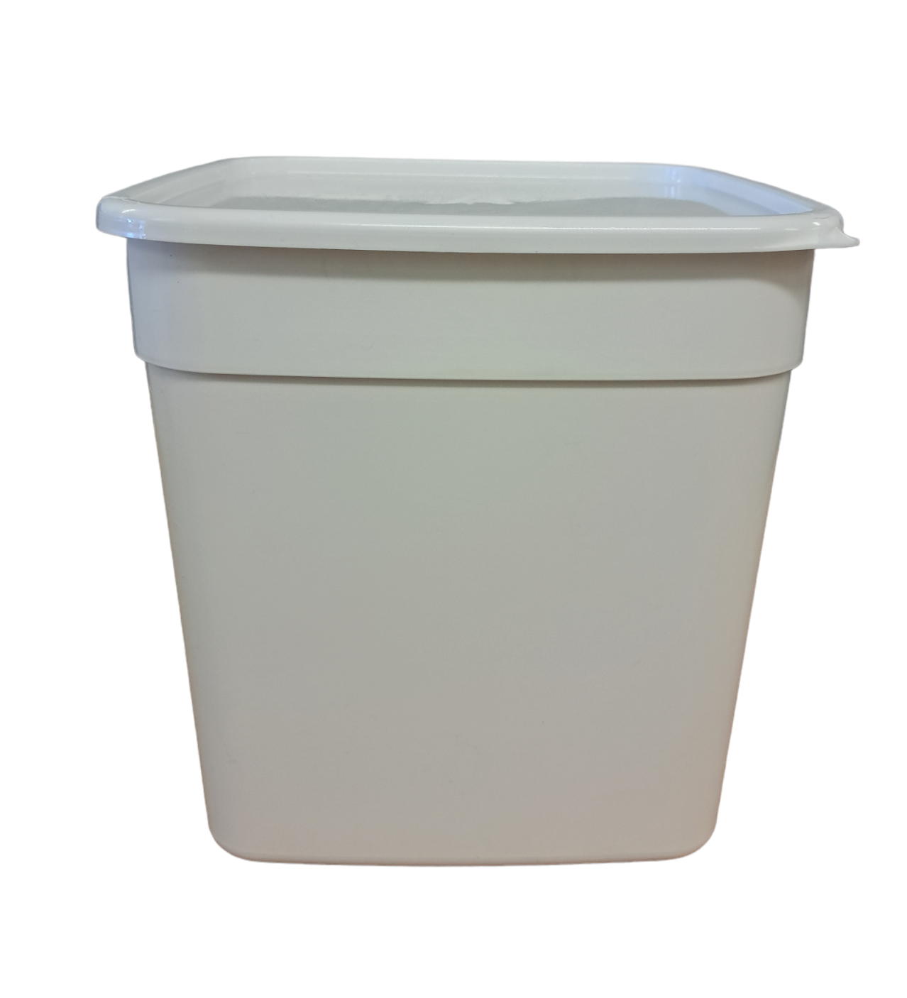 10 litre standard container with lid - White