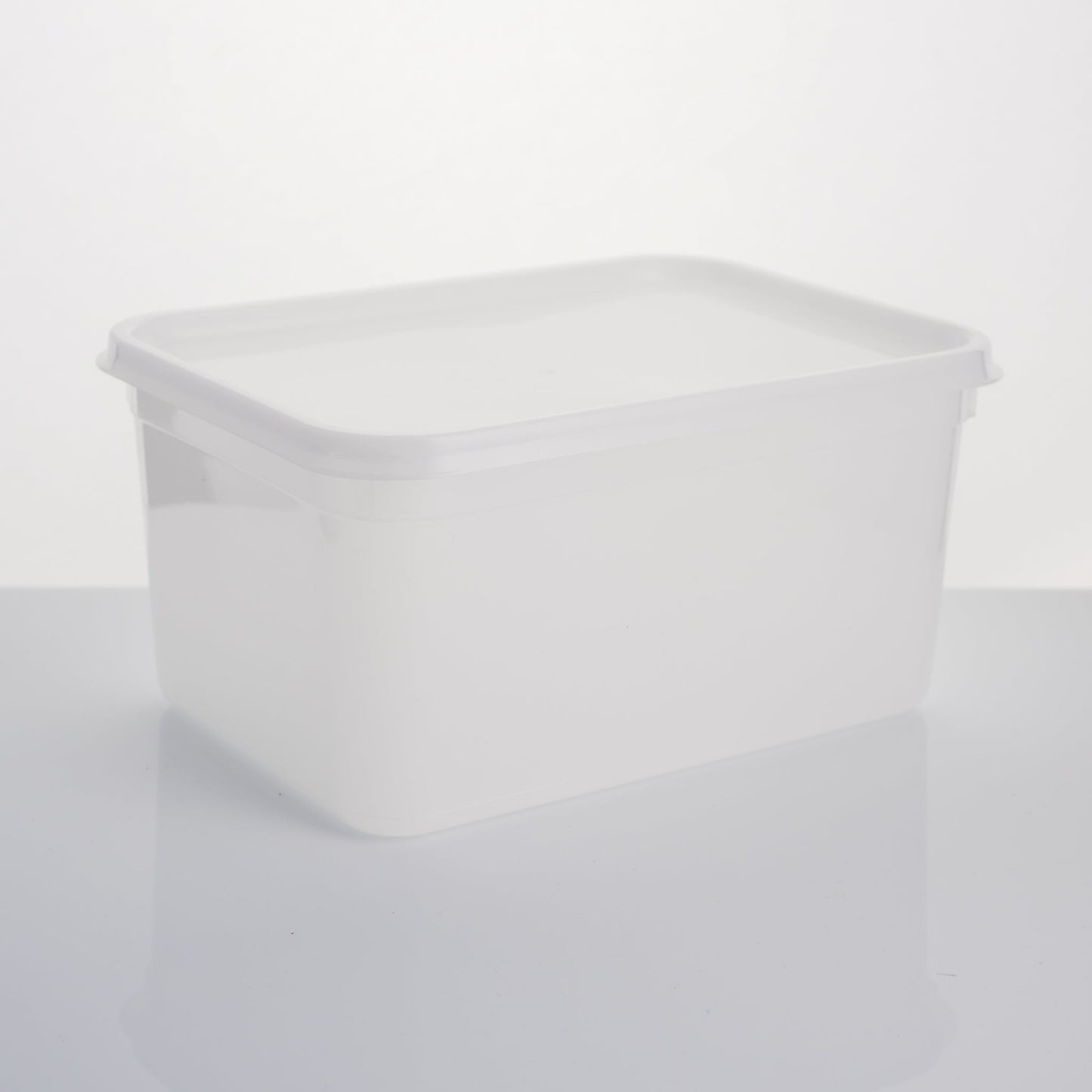 3 litre rectangle standard container & lid