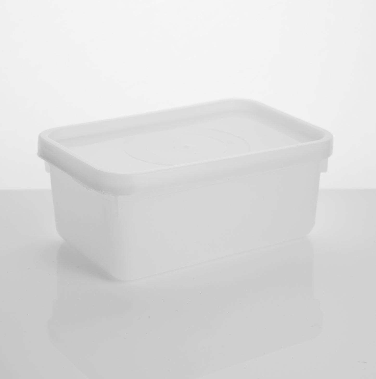 1 litre rectangle standard container & lid