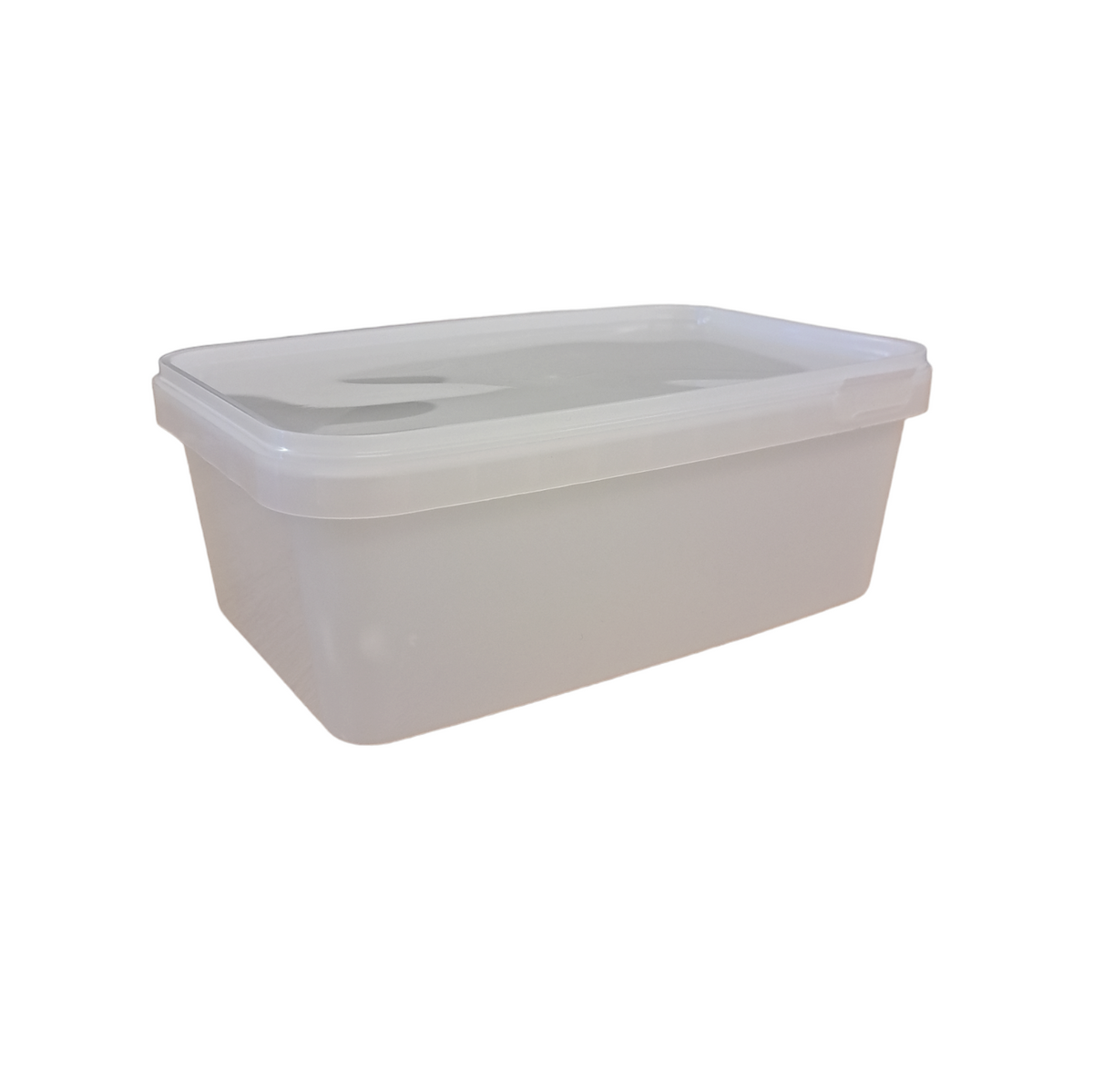 1 litre rectangle tamper evident container & lid – Multiplas Ltd Store
