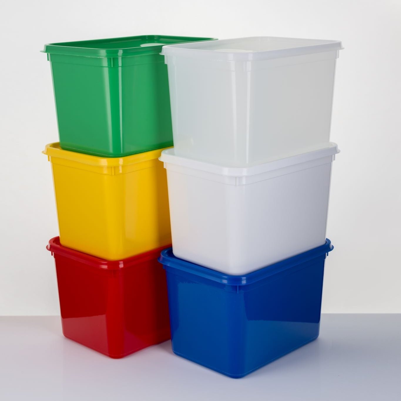 4 litre rectangle standard container & lid