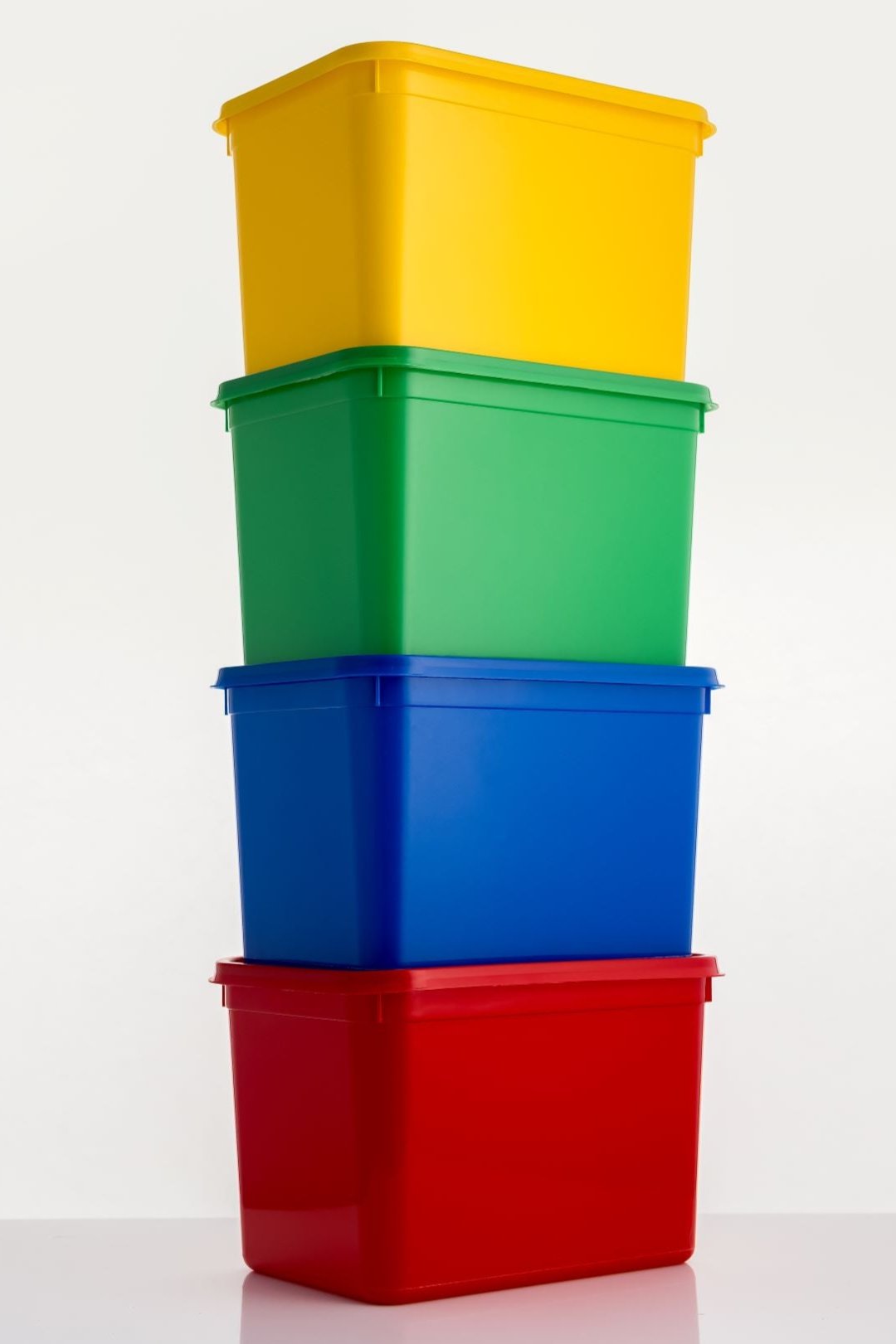 4 litre rectangle standard container & lid